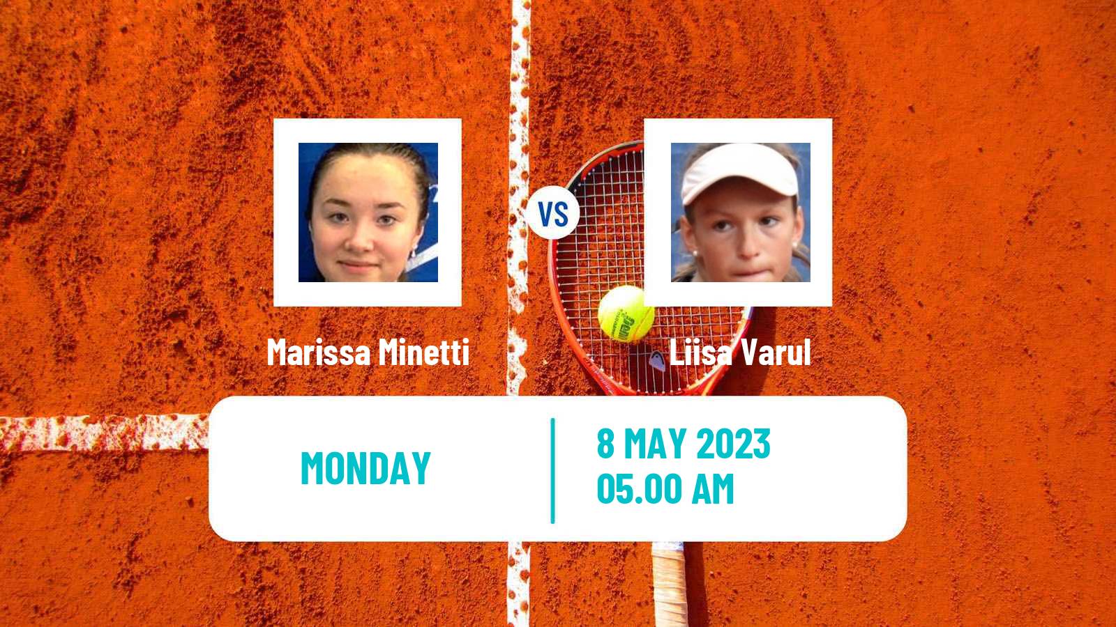 Tennis ITF Tournaments Marissa Minetti - Liisa Varul
