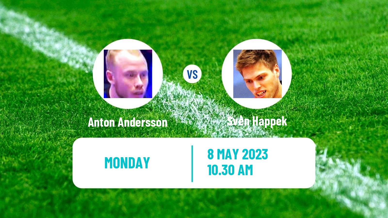 Table tennis Table Tennis Anton Andersson - Sven Happek