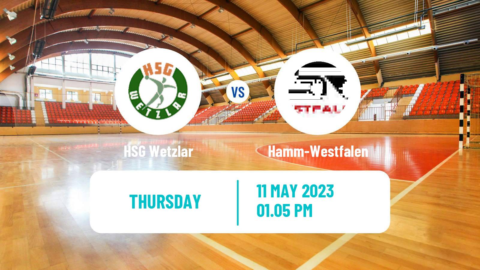 Handball German Bundesliga Handball HSG Wetzlar - Hamm-Westfalen