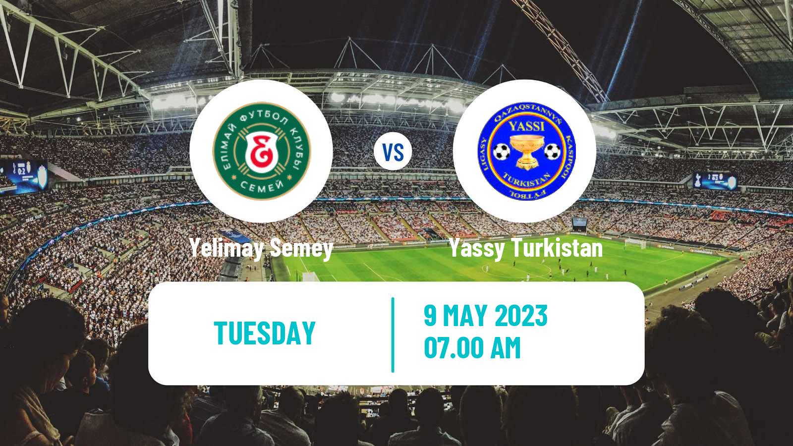 Soccer Kazakh First Division Yelimay Semey - Turkistan