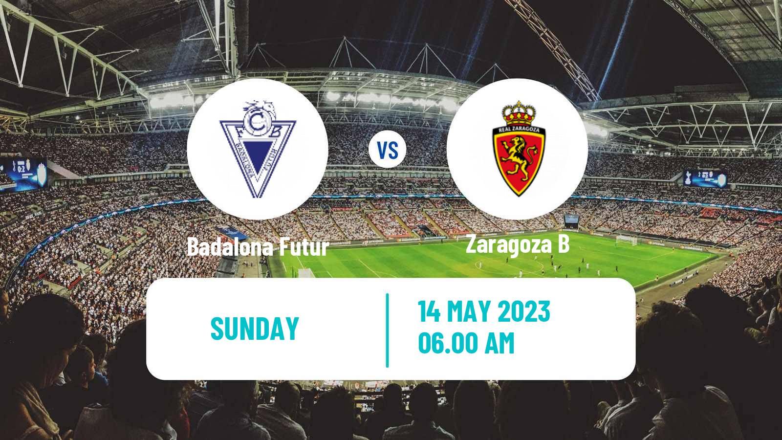 Soccer Spanish Segunda RFEF - Group 3 Badalona Futur - Zaragoza B