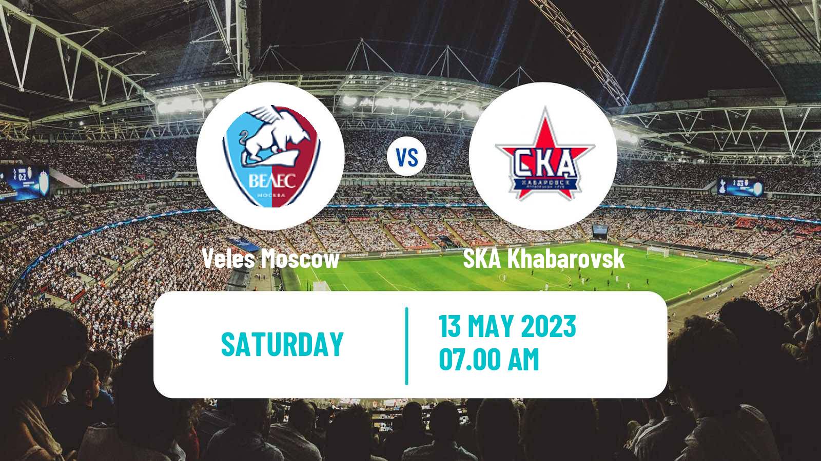 Soccer Russian FNL Veles Moscow - SKA Khabarovsk