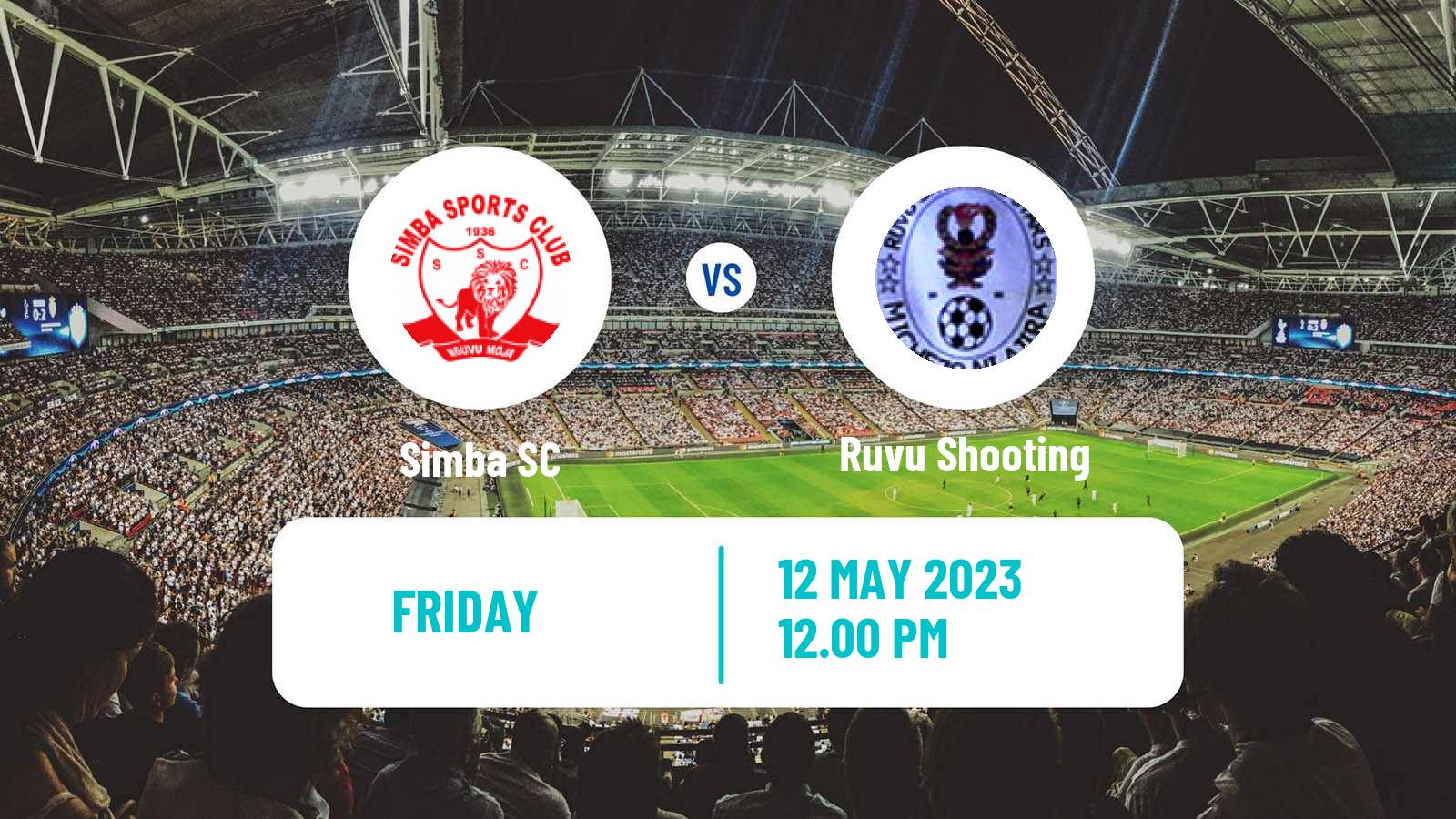 Soccer Tanzanian Premier League Simba - Ruvu Shooting