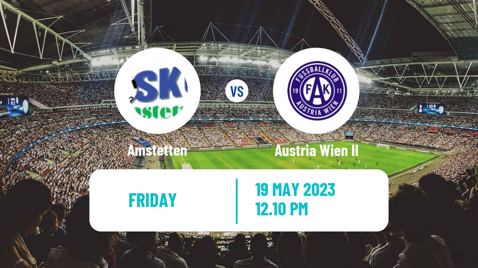 Soccer Austrian 2 Liga Amstetten - Austria Wien II