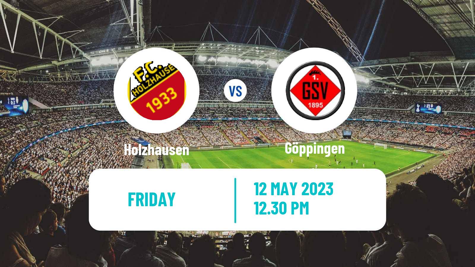 Soccer German Oberliga Baden-Württemberg Holzhausen - Göppingen