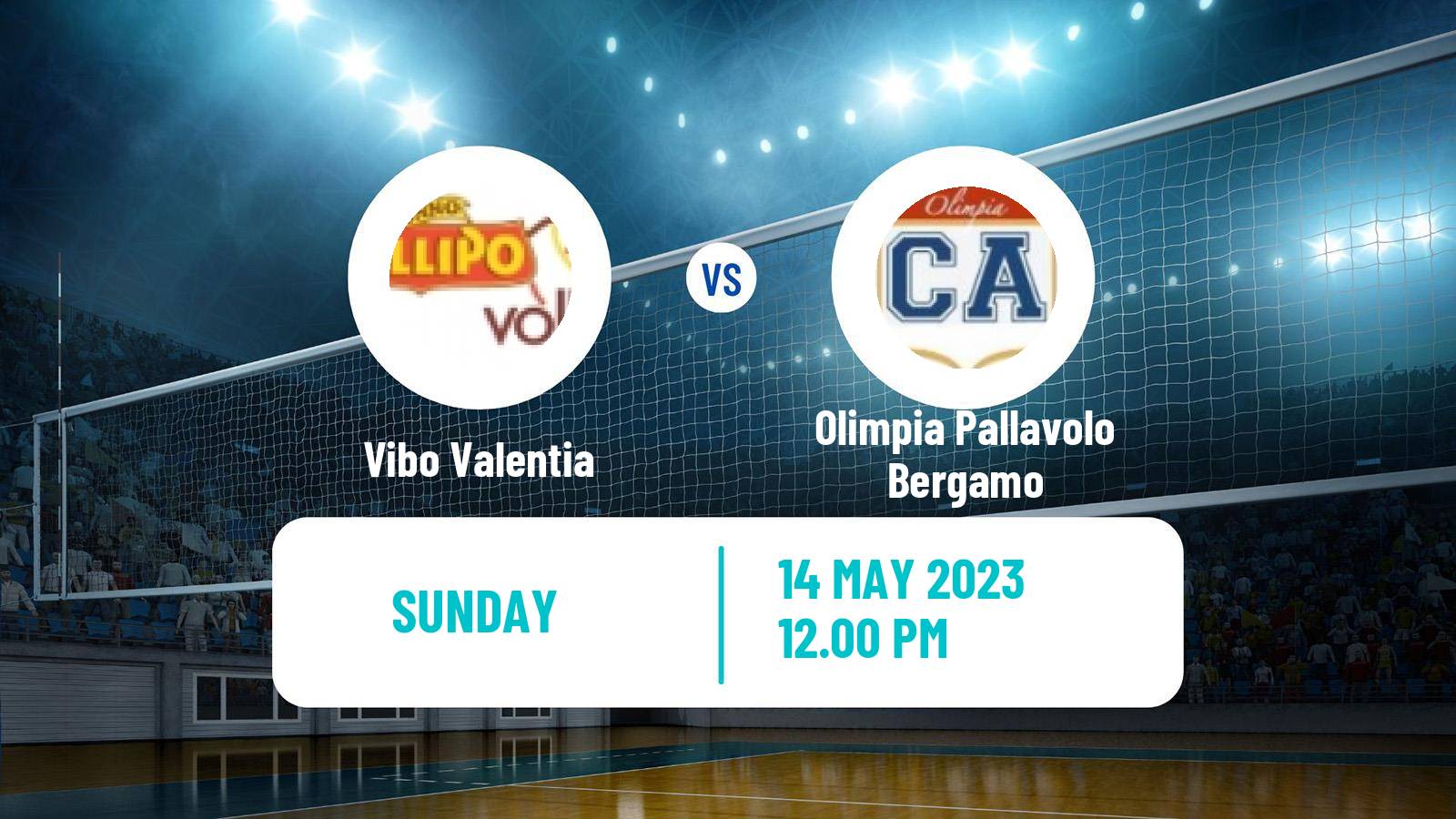 Volleyball Italian Serie A2 Volleyball Vibo Valentia - Olimpia Pallavolo Bergamo