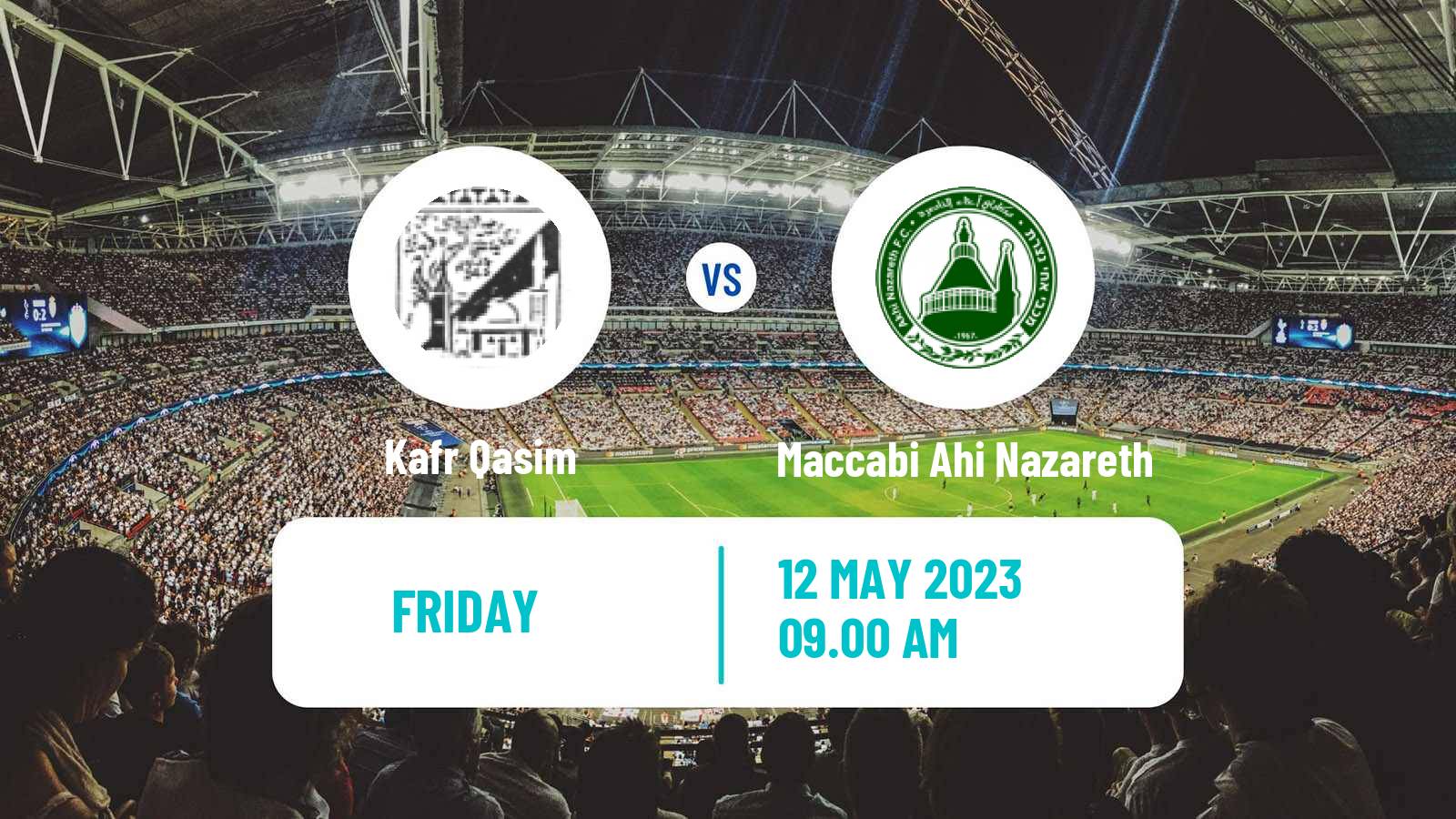 Soccer Israeli Liga Leumit Kafr Qasim - Maccabi Ahi Nazareth