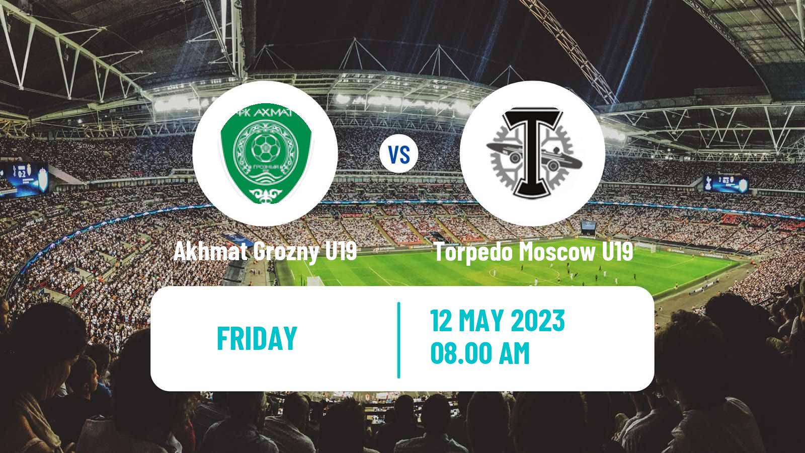 Football Russian Youth League Akhmat Grozny U19 - Torpedo Moscow U19
