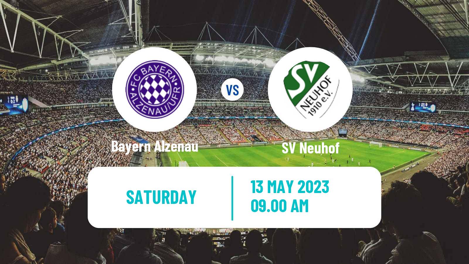 Soccer German Oberliga Hessen Bayern Alzenau - Neuhof