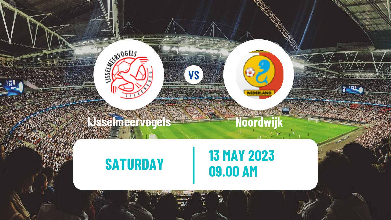 Soccer Dutch Tweede Divisie IJsselmeervogels - Noordwijk