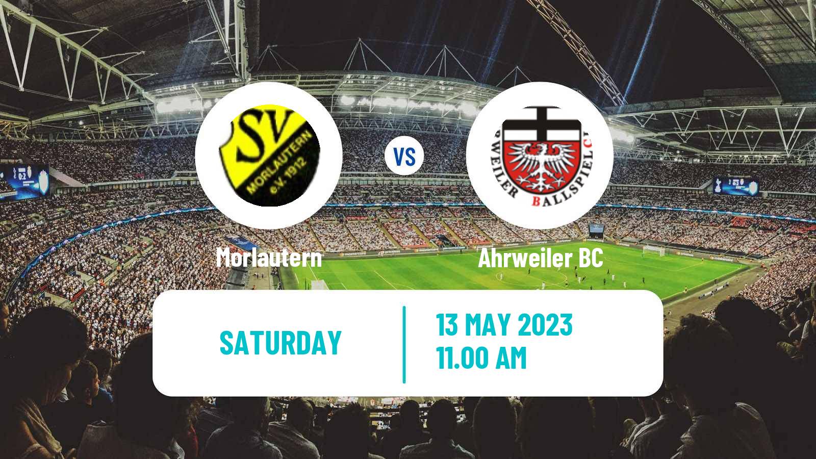 Soccer German Oberliga Rheinland-Pfalz/Saar Morlautern - Ahrweiler