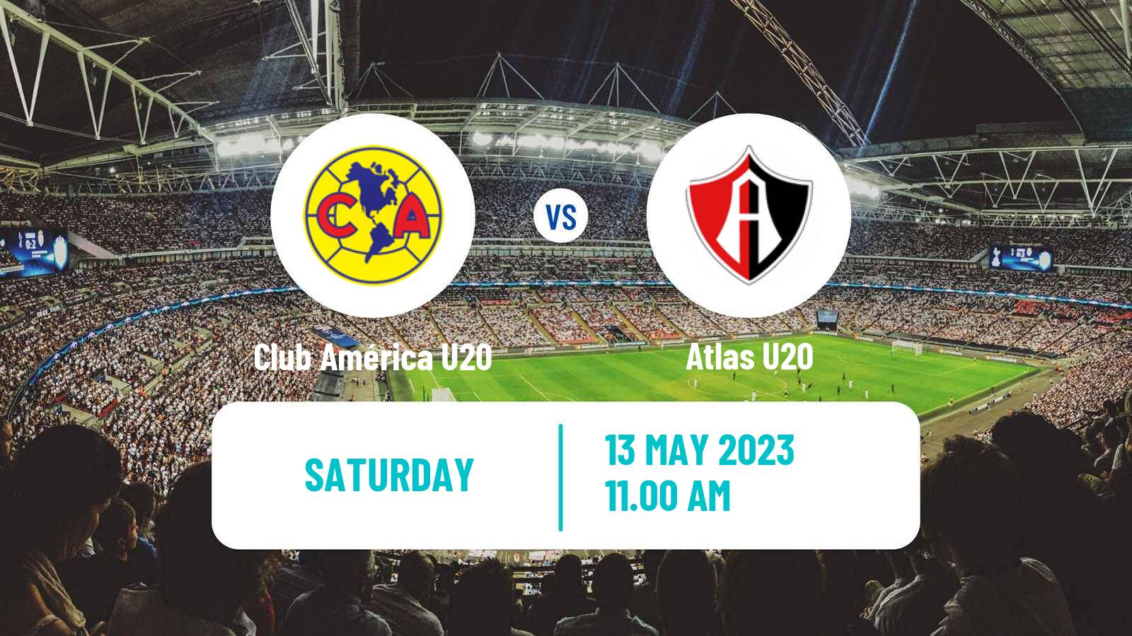 Football Mexican Liga MX U20 Club América U20 - Atlas U20