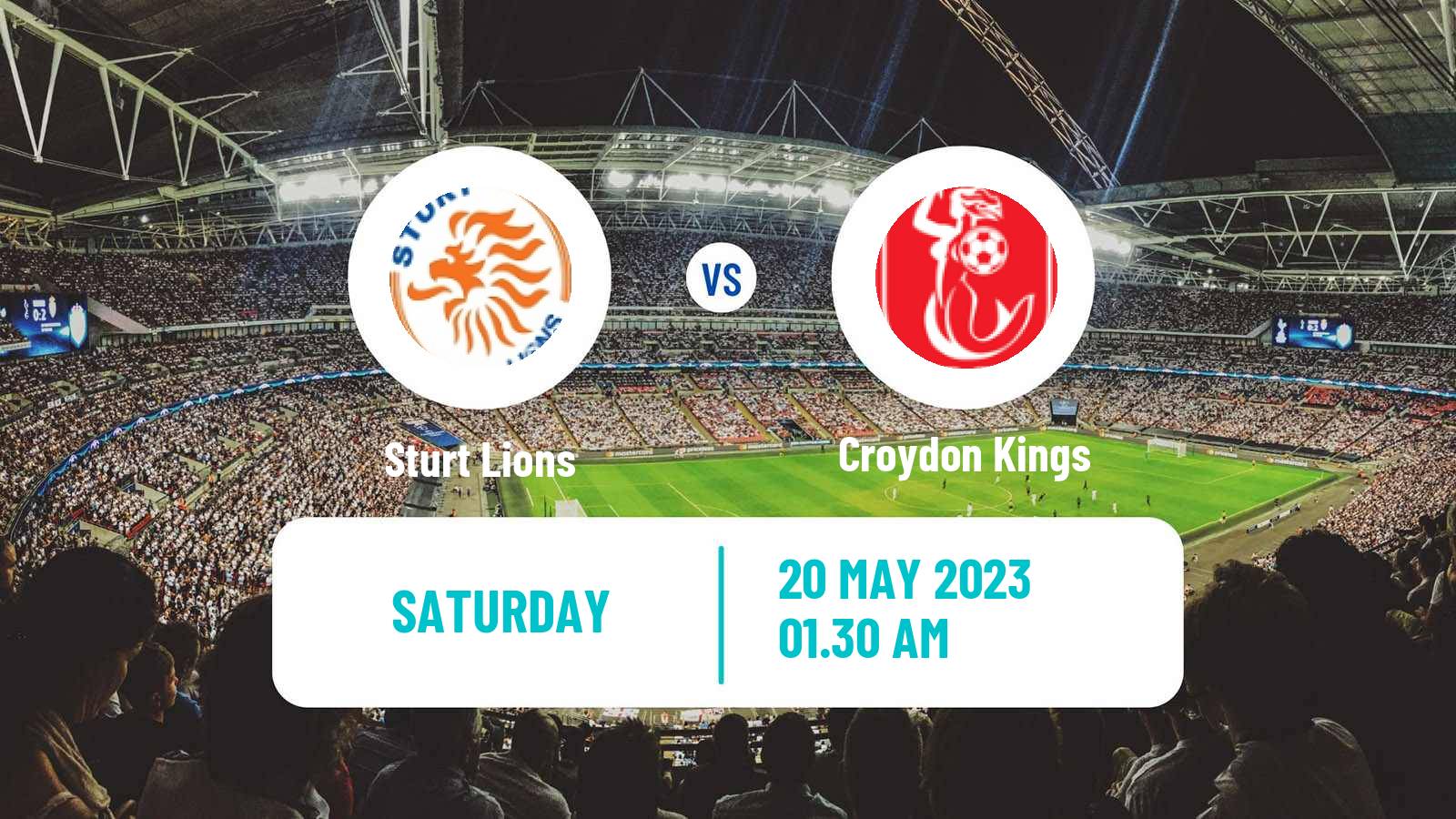 Soccer Australian NPL South Australian Sturt Lions - Croydon