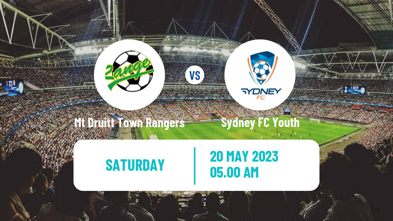 Football Australian NPL NSW Mt Druitt Town Rangers - Sydney FC Youth
