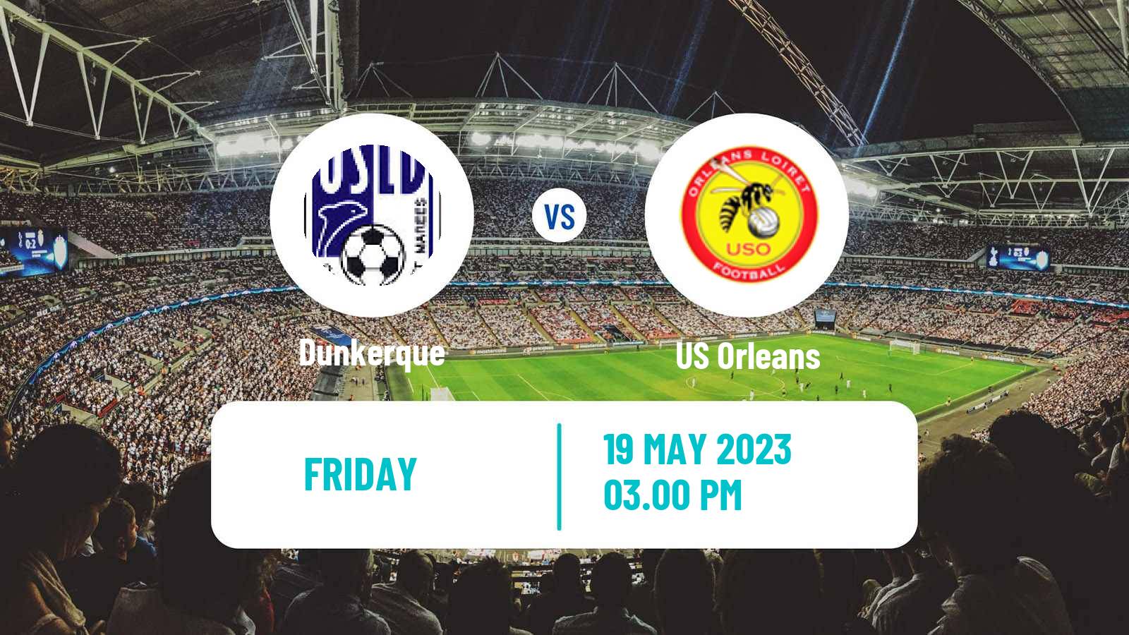 Soccer French National League Dunkerque - Orleans