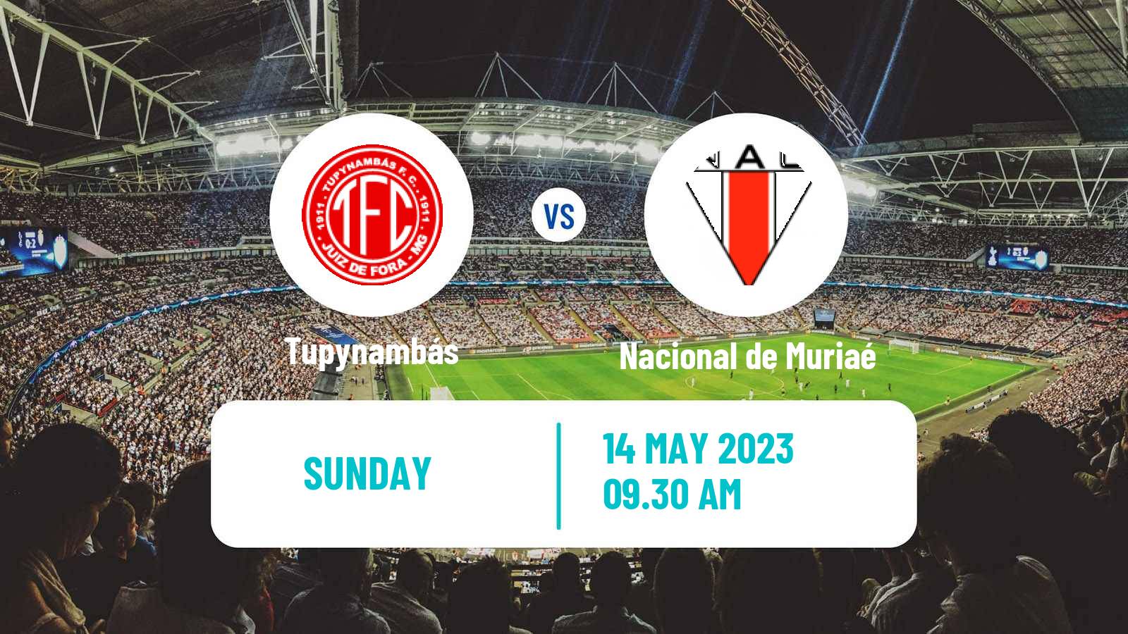 Soccer Brazilian Campeonato Mineiro 2 Tupynambás - Nacional de Muriaé