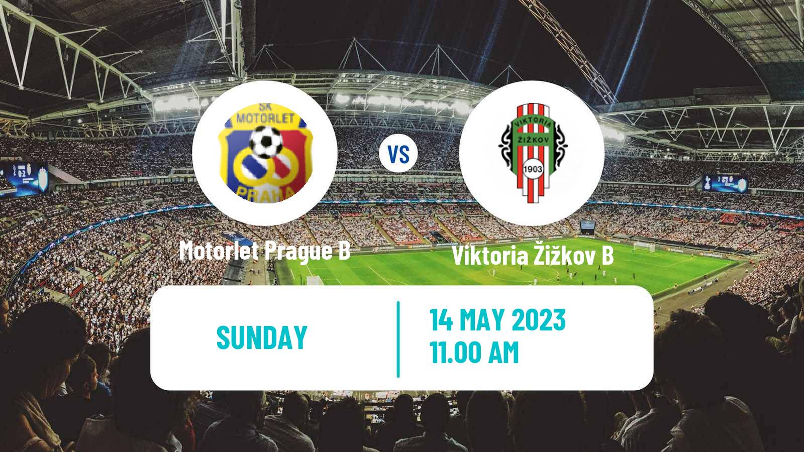 Soccer Czech Prazsky Prebor Motorlet Prague B - Viktoria Žižkov B