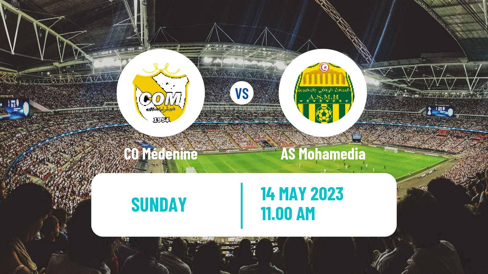 Soccer Tunisian Ligue 2 Médenine - AS Mohamedia