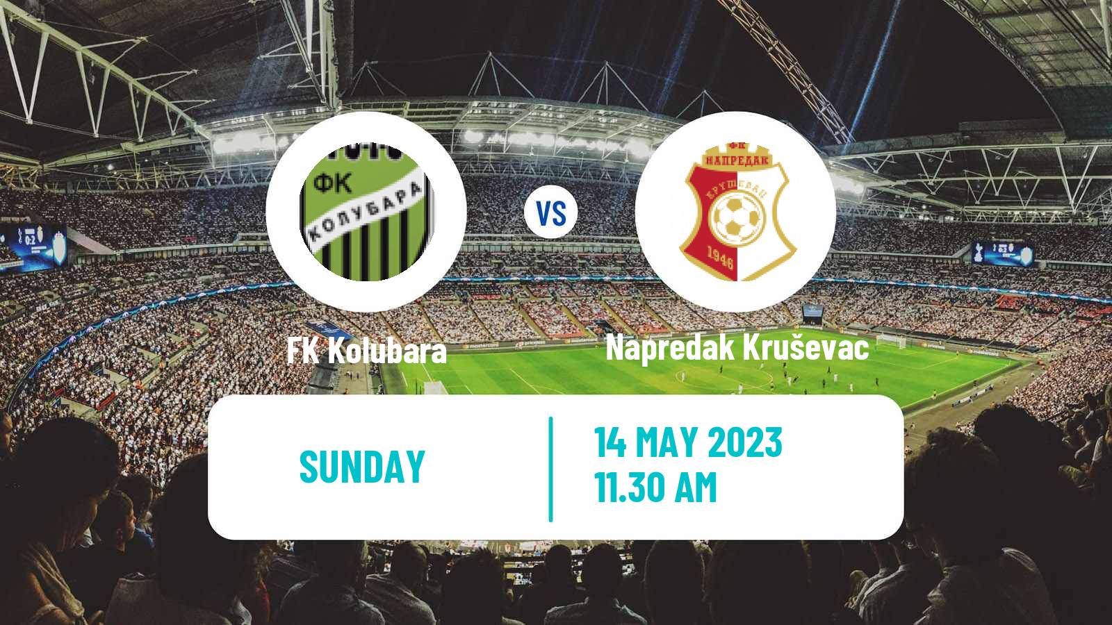 Football Serbian Superliga Kolubara - Napredak Kruševac