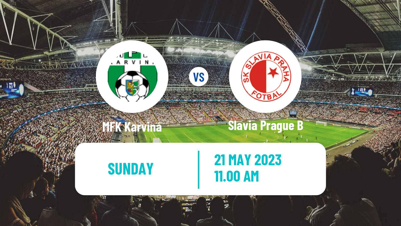 Soccer Czech Division 2 Karviná - Slavia Prague B