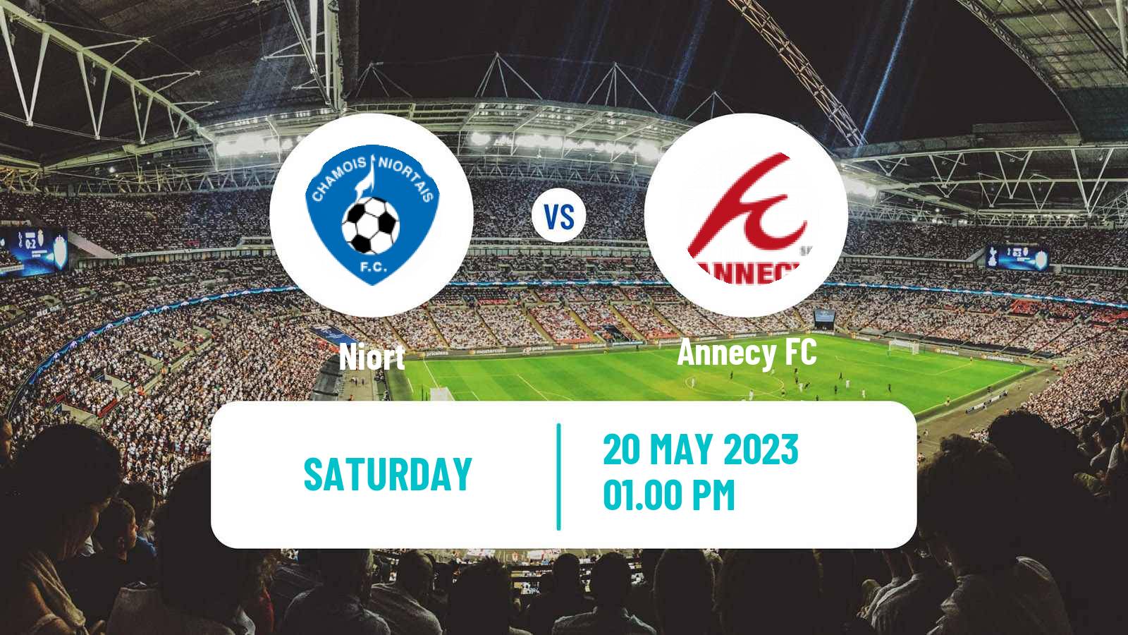 Soccer French Ligue 2 Niort - Annecy