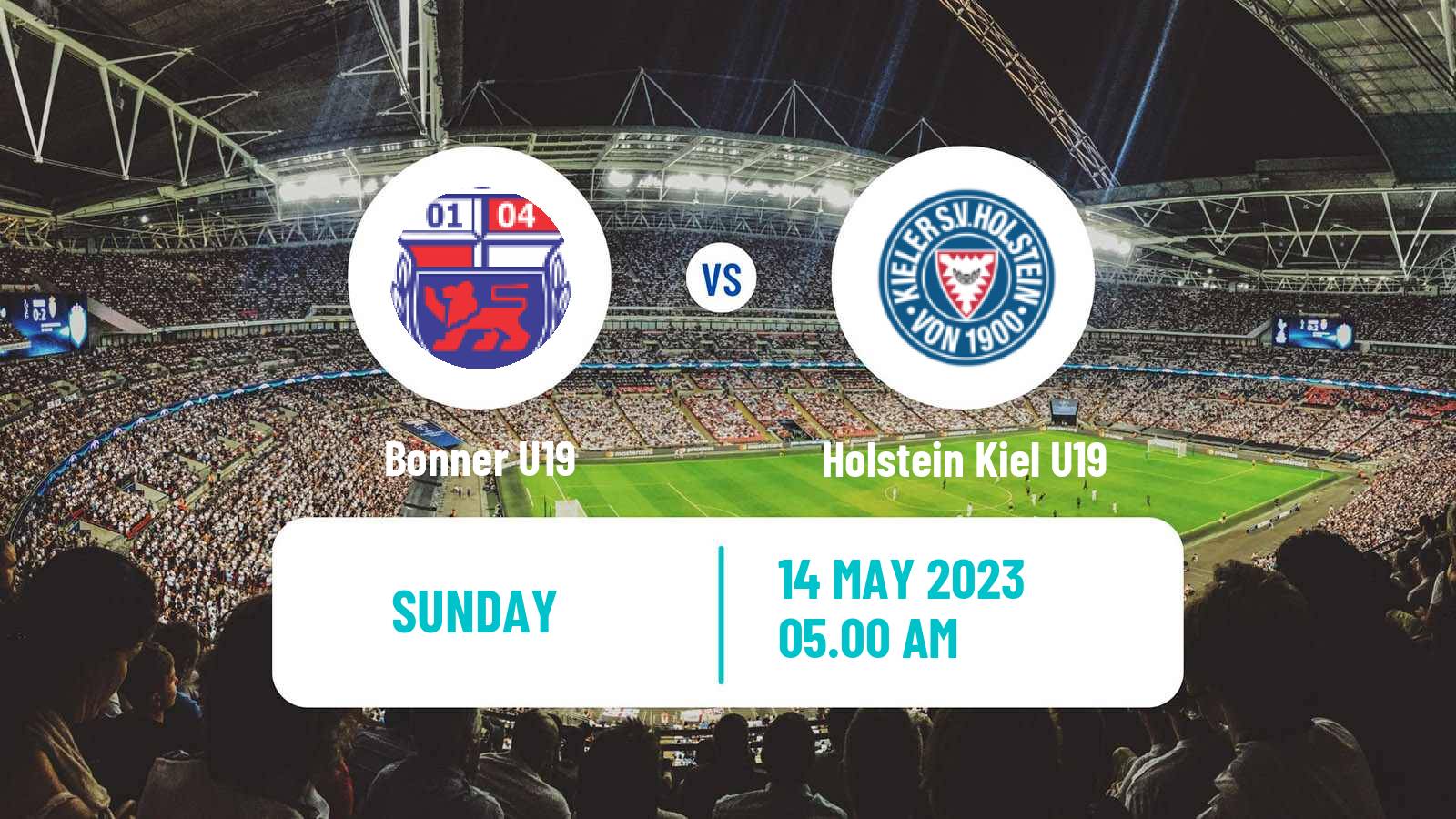 Soccer German Junioren Bundesliga Play Offs Bonner U19 - Holstein Kiel U19
