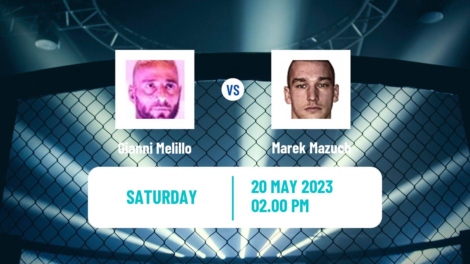 MMA Middleweight Oktagon Men Gianni Melillo - Marek Mazuch