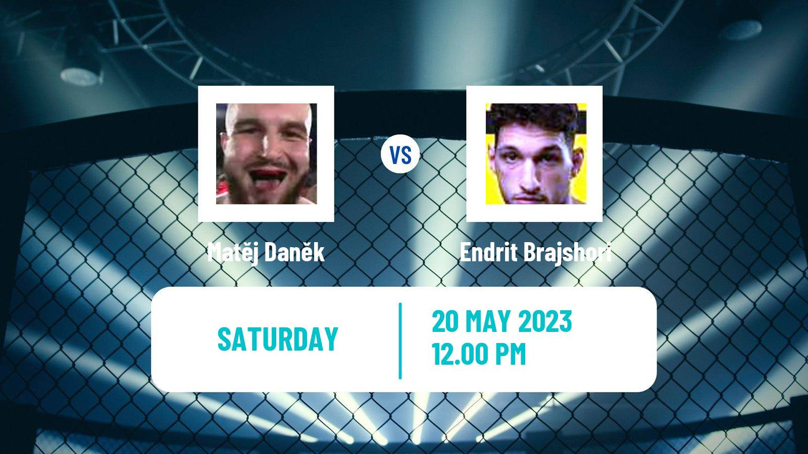 MMA Middleweight Oktagon Men Matěj Daněk - Endrit Brajshori