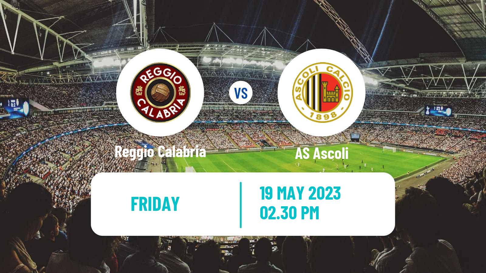 Soccer Italian Serie B Reggina - Ascoli