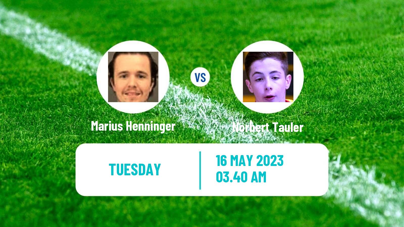 Table tennis Challenger Series Men Marius Henninger - Norbert Tauler