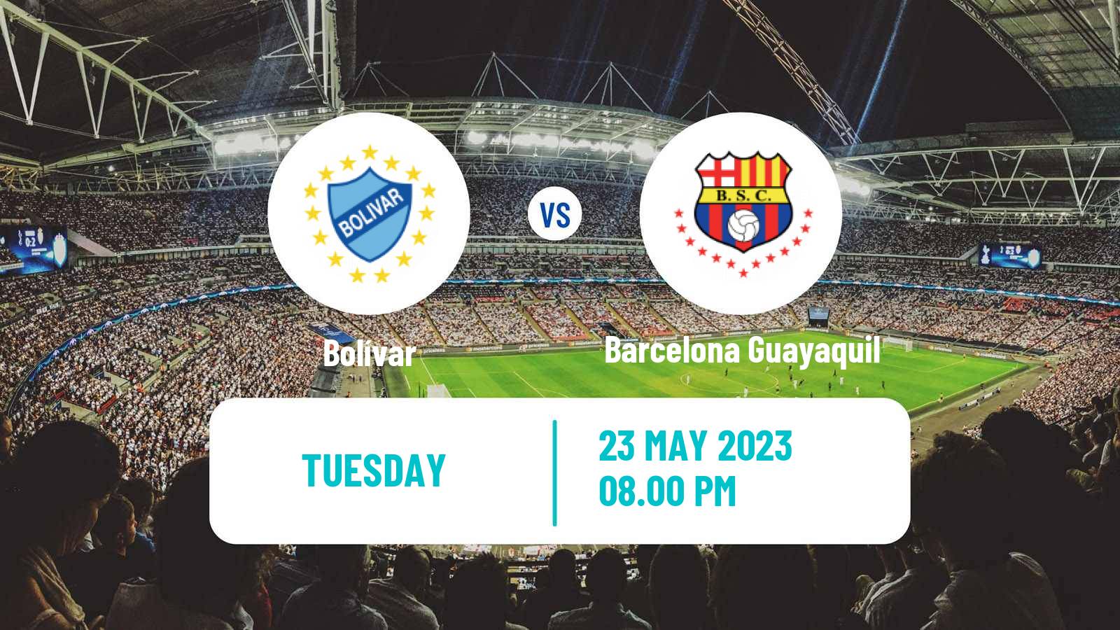 Soccer Copa Libertadores Bolívar - Barcelona Guayaquil