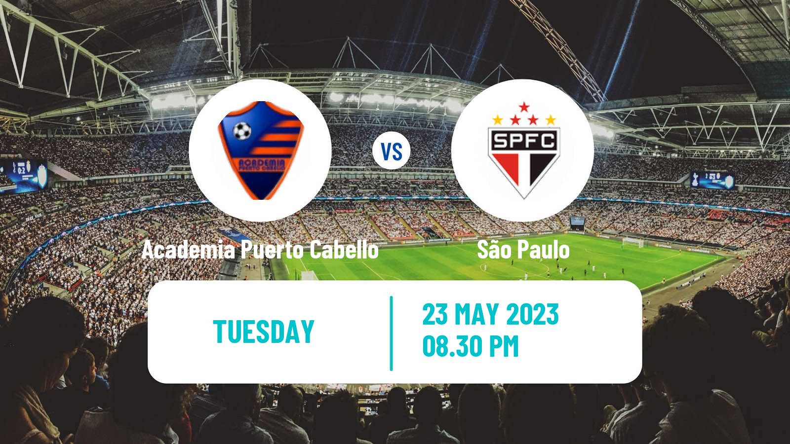 Soccer Copa Sudamericana Academia Puerto Cabello - São Paulo