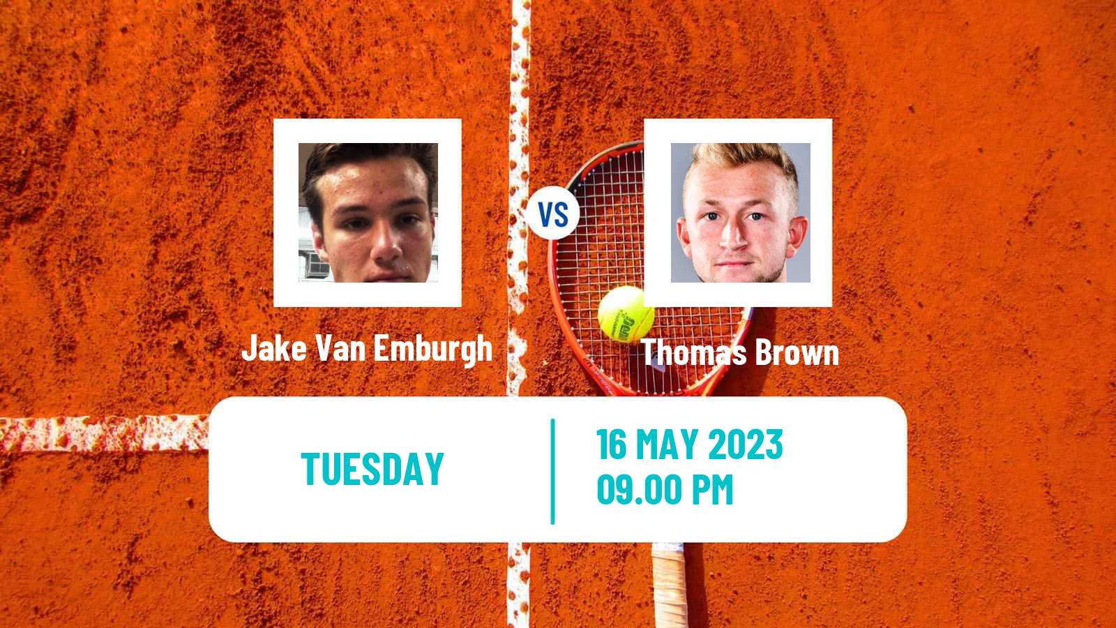 Tennis ITF M25 Xalapa Men Jake Van Emburgh - Thomas Brown