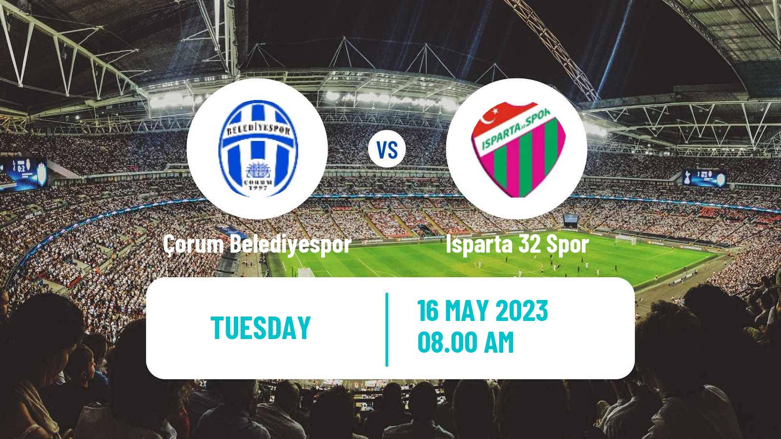 Soccer Turkish Second League White Group Çorum - Isparta 32 Spor