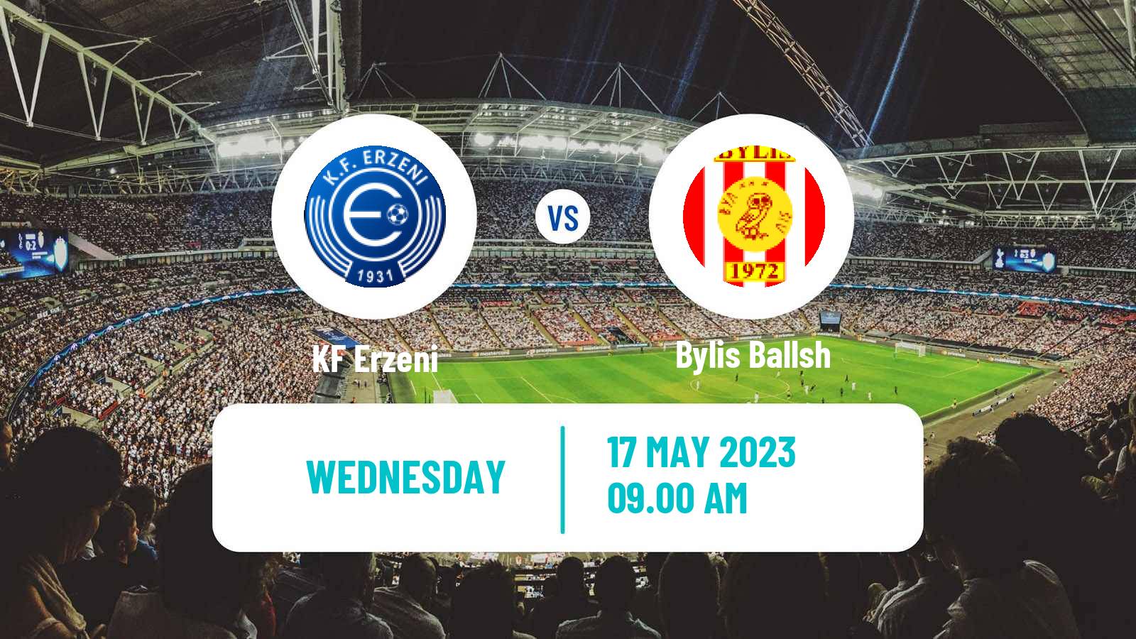 Soccer Albanian Super League Erzeni - Bylis Ballsh