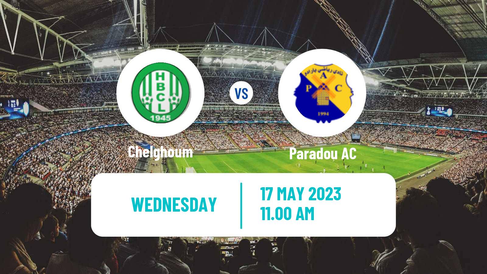 Soccer Algerian Ligue 1 Chelghoum - Paradou