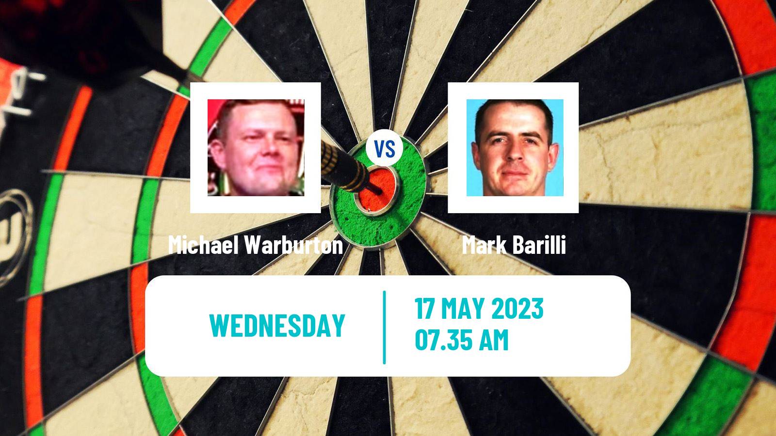 Darts Modus Super Series Michael Warburton - Mark Barilli