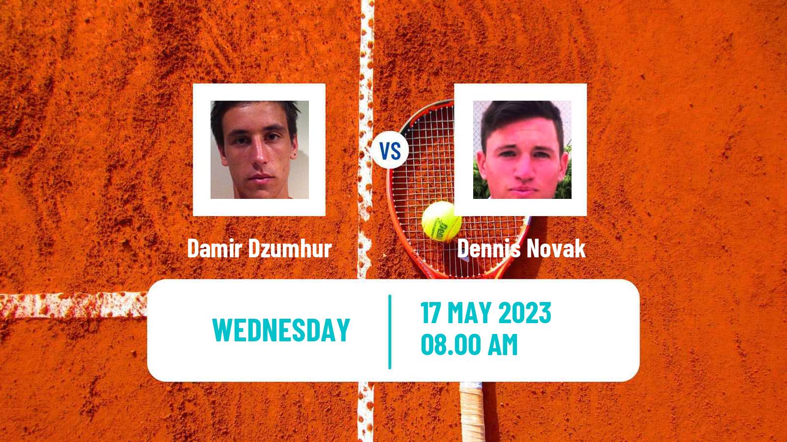 Tennis Tunis Challenger Men Damir Dzumhur - Dennis Novak