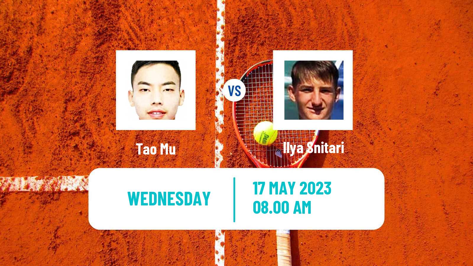 Tennis ITF M15 Monastir 20 Men Tao Mu - Ilya Snitari