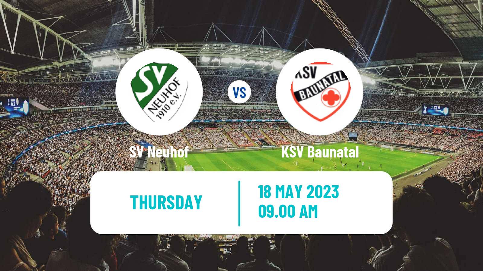 Soccer German Oberliga Hessen Neuhof - Baunatal