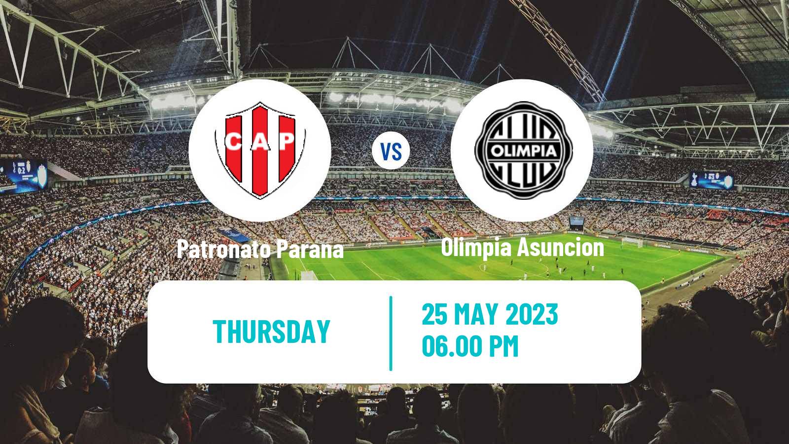 Soccer Copa Libertadores Patronato Parana - Olimpia Asuncion
