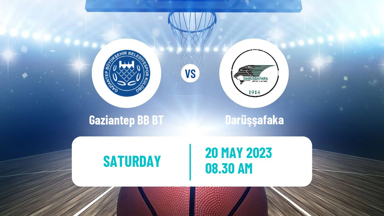 Basketball Turkish Basketball Super Ligi Gaziantep BB BT - Darüşşafaka