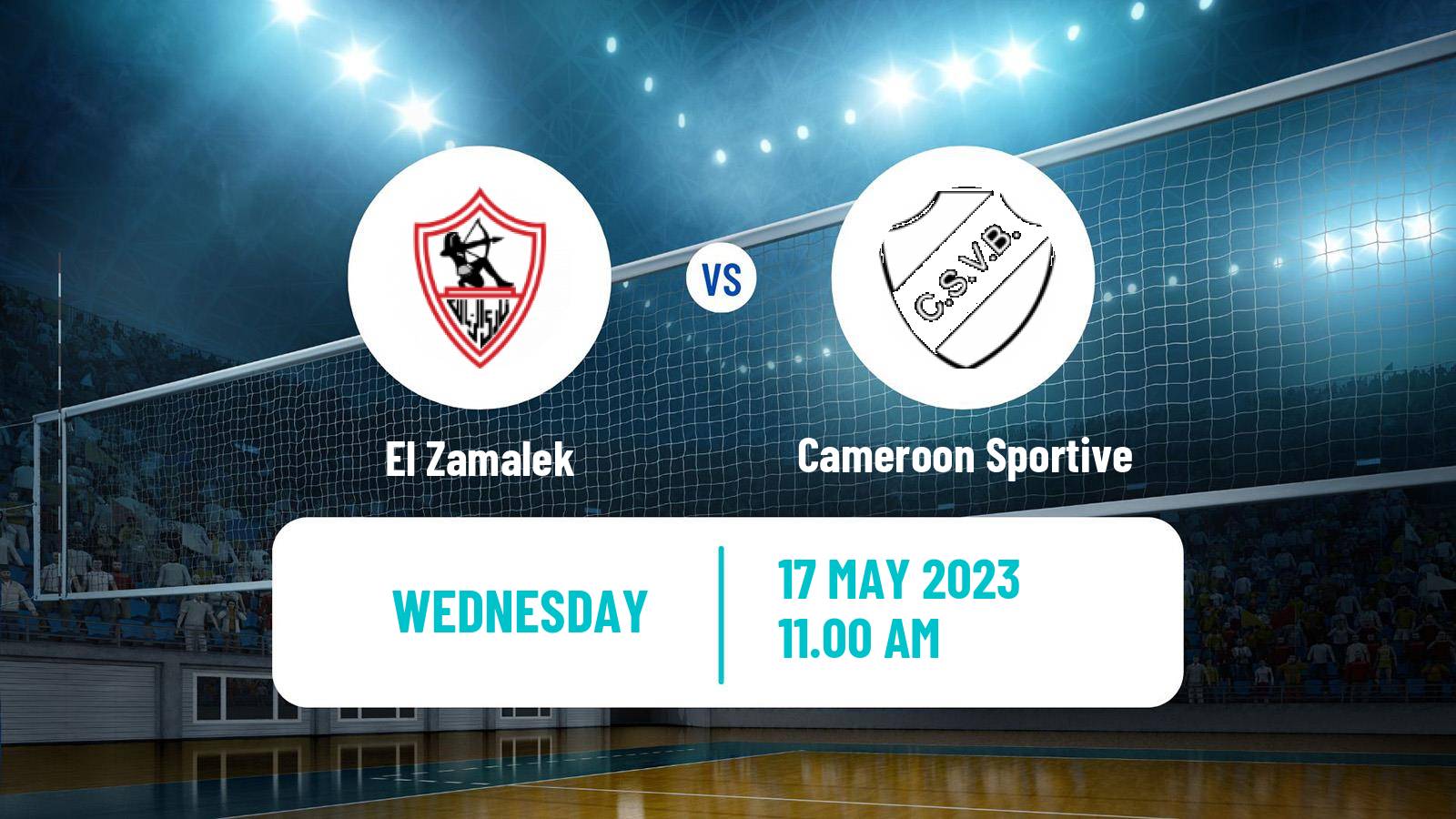Volleyball African Club Championship Volleyball El Zamalek - Cameroon Sportive