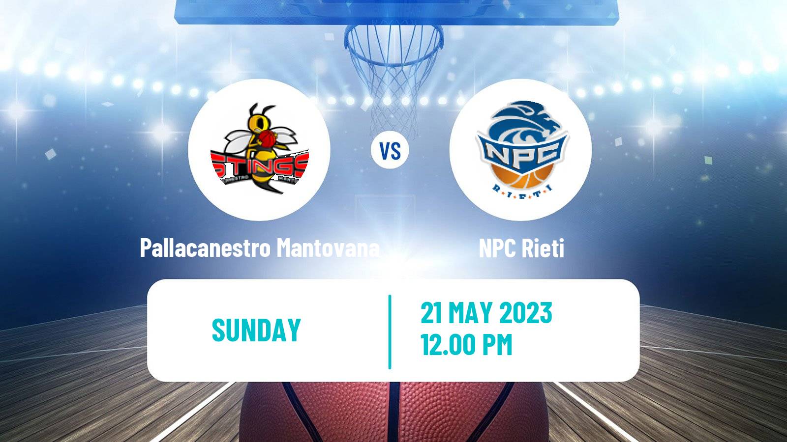 Basketball Italian Serie A2 Basketball Pallacanestro Mantovana - Rieti