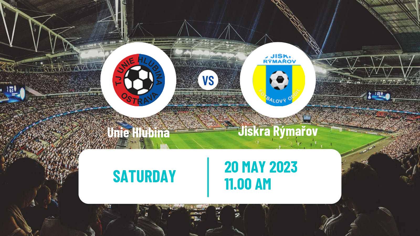 Football Czech Division F Unie Hlubina - Jiskra Rýmařov