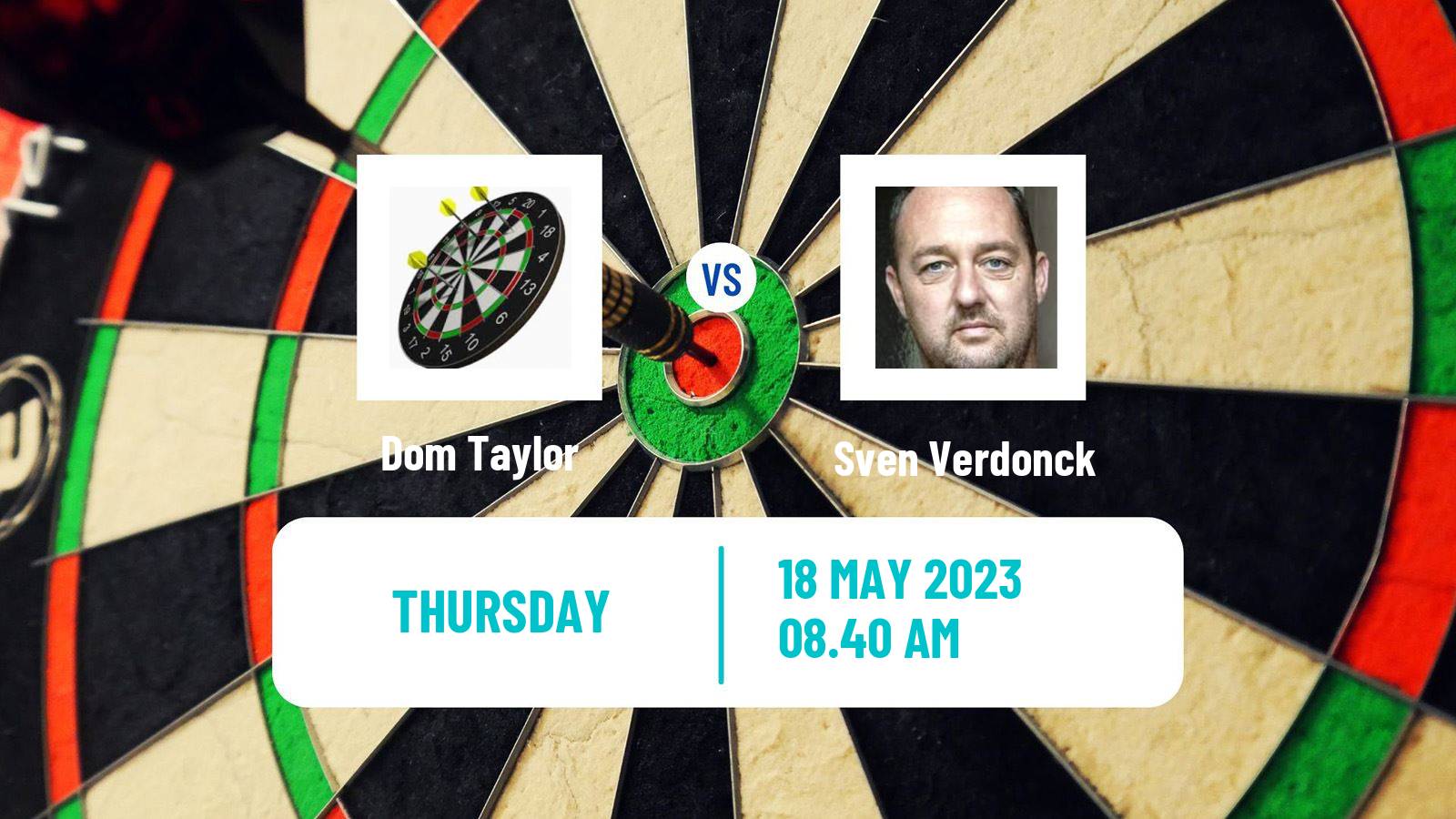 Darts Modus Super Series Dom Taylor - Sven Verdonck