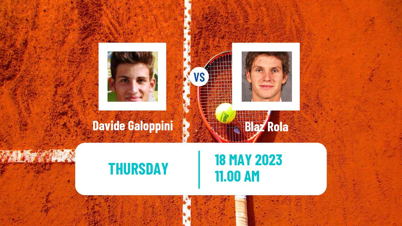 Tennis ITF M15 Krsko Men Davide Galoppini - Blaz Rola
