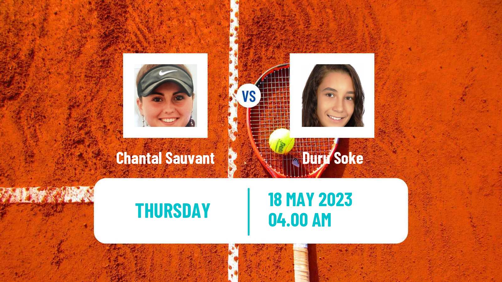 Tennis ITF W15 Antalya 16 Women Chantal Sauvant - Duru Soke