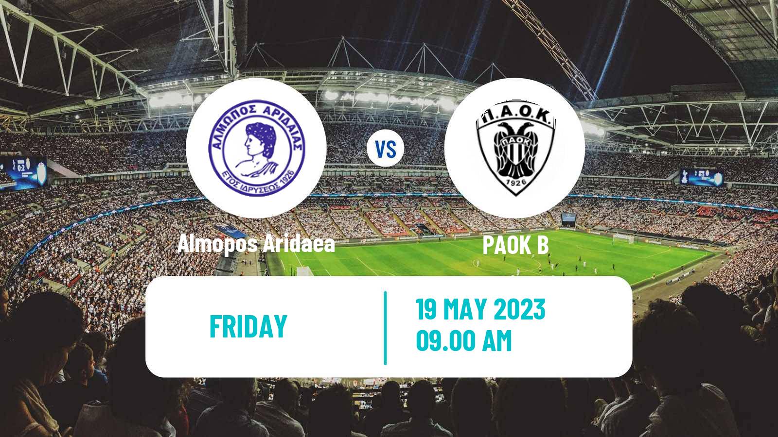 Soccer Greek Super League 2 Almopos Aridaea - PAOK B