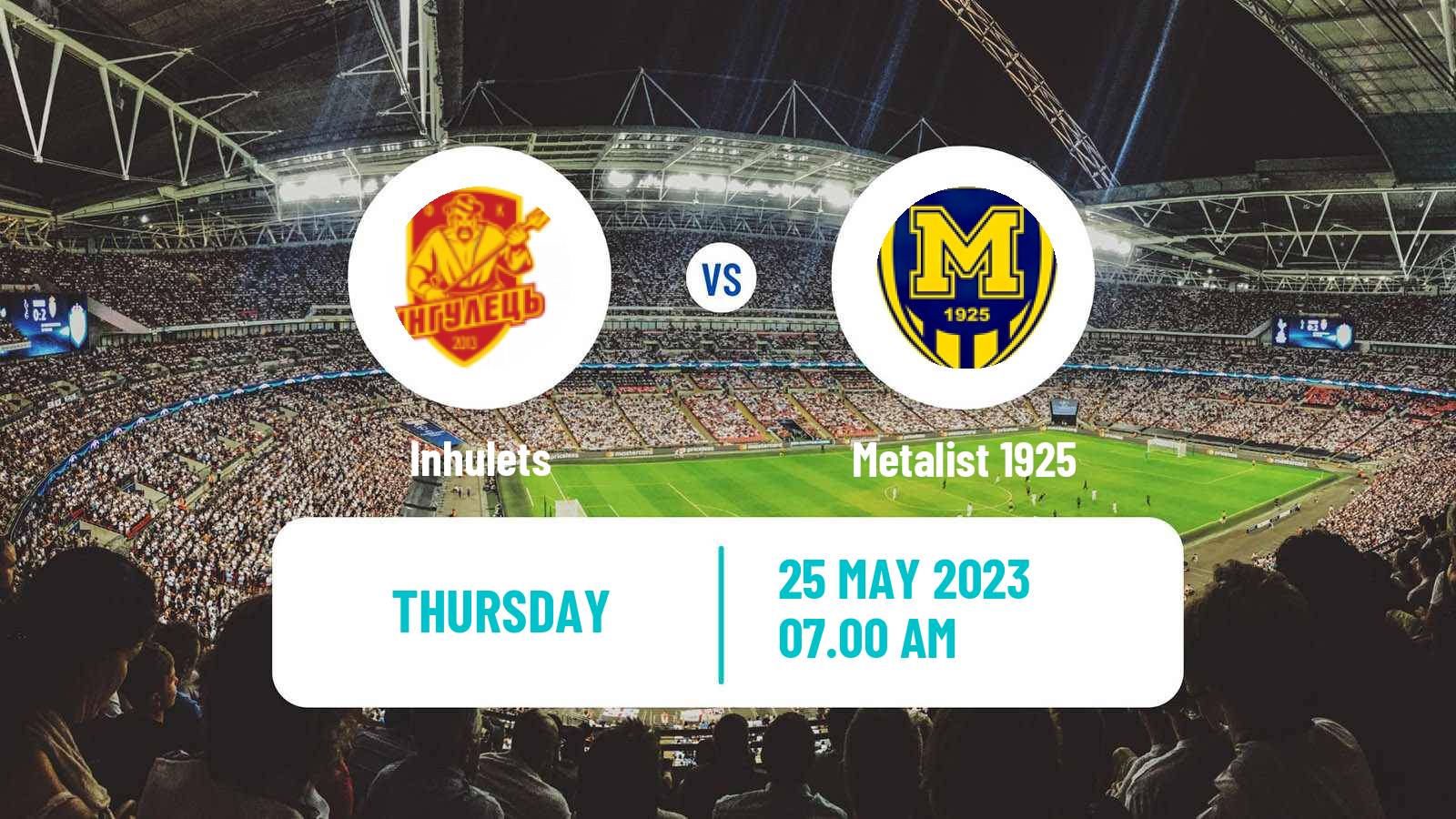 Soccer Ukrainian Premier League Inhulets - Metalist 1925